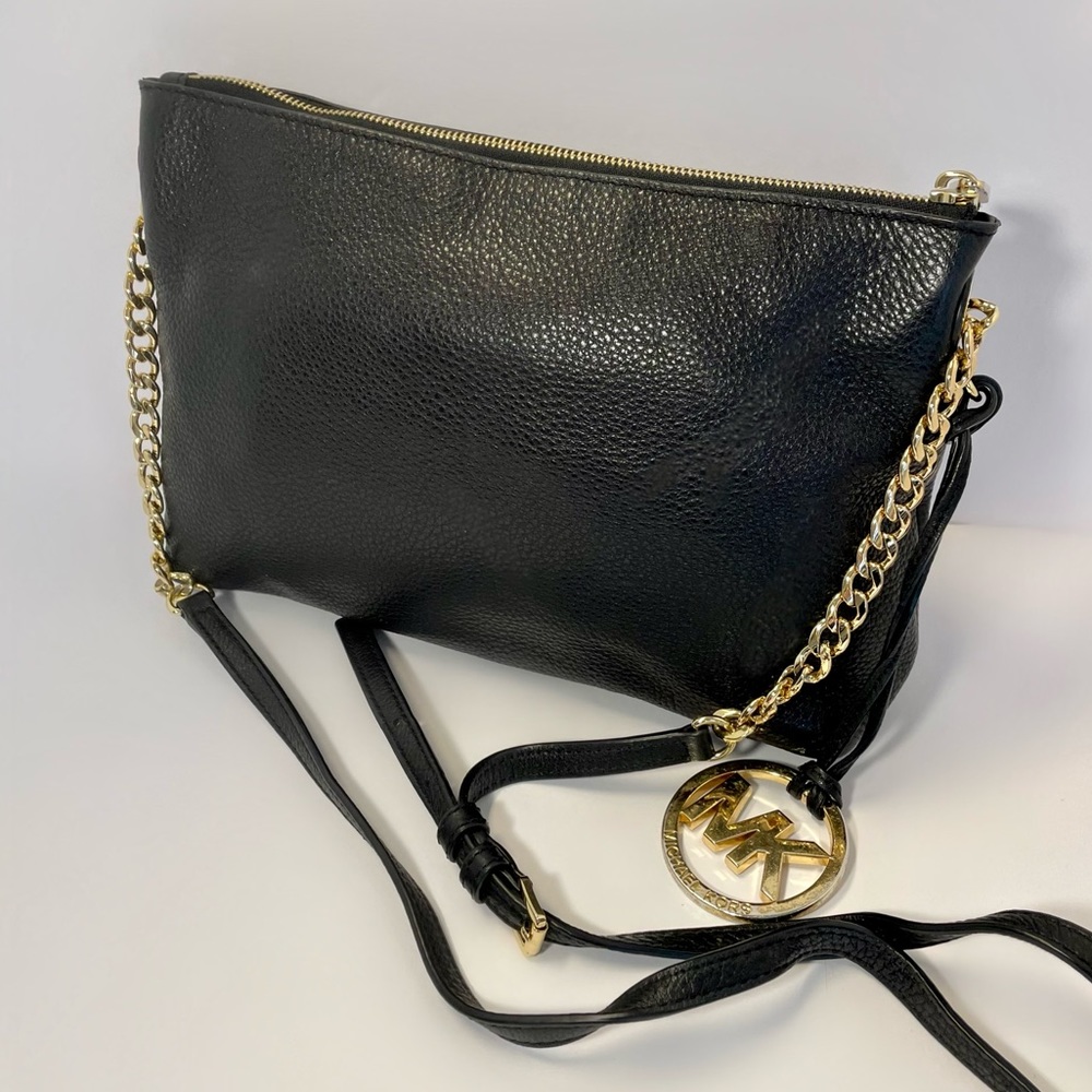 Michael Kors Black Leather Purse